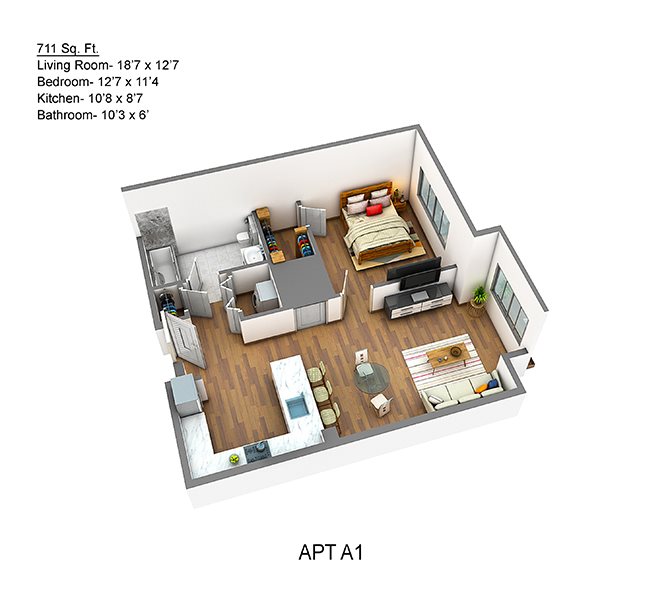 A1 Floor Plan 1